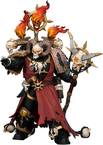 Vista 12 de JOYTOY 1/18 Warhammer 40,000 Figura de acción Black Templars The Emperors Champion Rolantus Collection