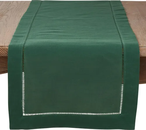 Vista 55 de SARO LIFESTYLE Servilleta de cóctel con borde cosido (juego de 12), negro, 6"x6