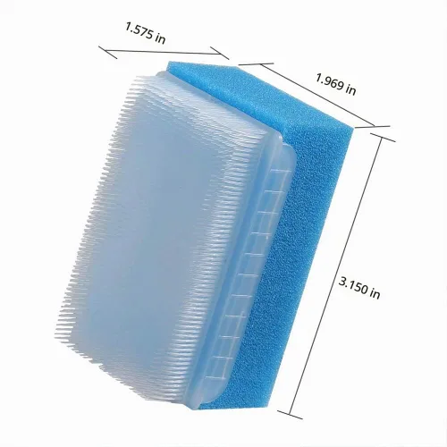 Vista 3 de Cepillo sensorial reutilizable, cepillo quirúrgico, cepillo de uñas, depurador de baño para bebés. (6 piezas)