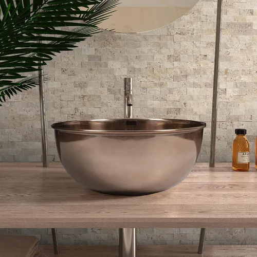 Vista 7 de SUNWINGS Azulejos de travertino autoadhesivos de piedra natural 3D de 5 hojas, 10.63 x 11.22 pulgadas, para pegar en el protector contra
