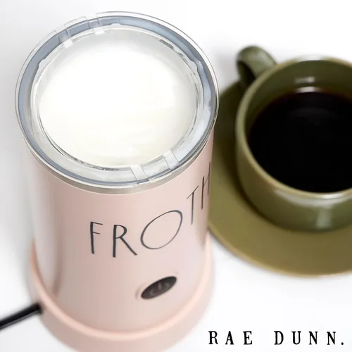 Vista 7 de Rae Dunn Espumador de Leche Eléctrico y Vaporizador - Elegante Vaporizador Automático y Espumador de Leche, Calentador de Leche