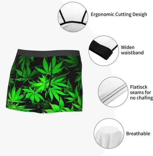 Vista 6 de playcard element boxer calzoncillos para hombre transpirable ropa interior hombre Ride-Up calzoncillos
