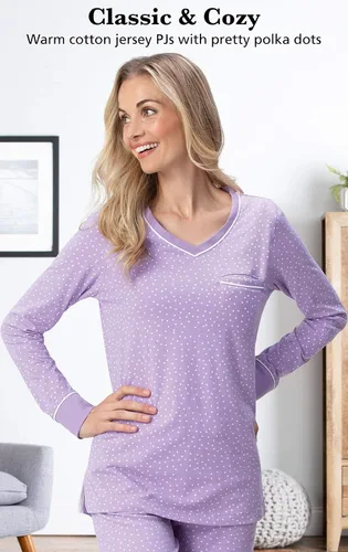 Vista 25 de PajamaGram Pijamas para mujer - Conjuntos de pijamas para mujer, camiseta sin botones, 100% algodón