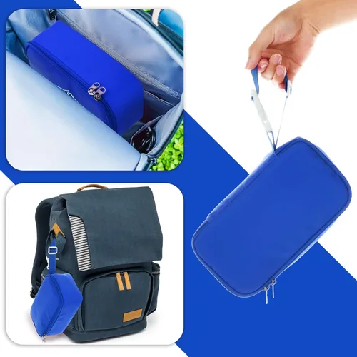 Vista 6 de Beautyflier Estuche de transporte de viaje para nebulizador portátil, espaciador de inhalador para niños y adultos, soporte para inhaladores, bolsa