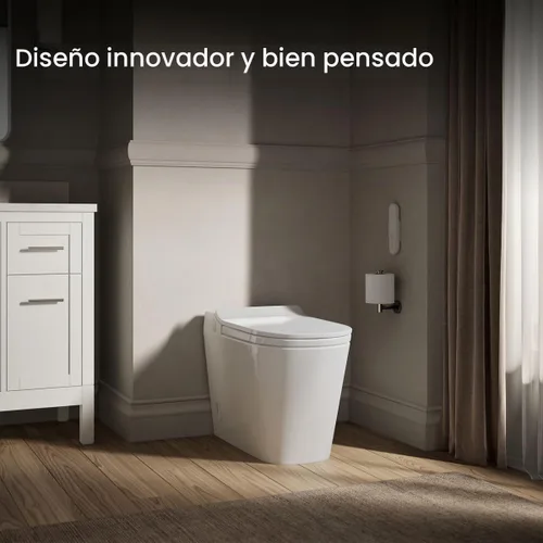 Vista 6 de Kohler Leap - Inodoro inteligente alargado de una pieza con bidé integrado, doble descarga y cierre silencioso