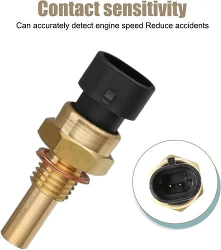 Vista 4 de Pack-1 Sensor de temperatura ECT para automóvil, reemplazo de sensor de temperatura de motor de metal resistente al agua, OEM #15404280 12191170
