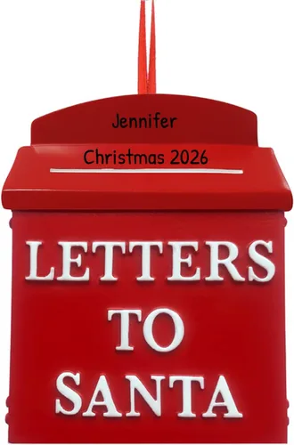 Vista 11 de Adorno personalizado para árbol de Navidad 2024 – Adorno de Navidad de la segunda Navidad de Papá Noel 2024 esperando para árbol de Navidad, adorno