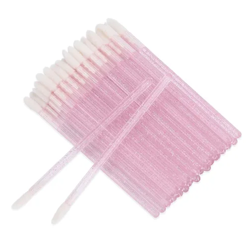 Vista 9 de 100pcs desechable Lip Gloss Aplicadores Lipstick wands Kits de Herramienta
