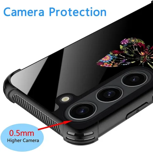Vista 5 de ZHEGAILIAN Funda para Samsung Galaxy S23 Plus, protección de grado militar, esquinas a prueba de golpes, funda antiarañazos para Samsung Galaxy S23