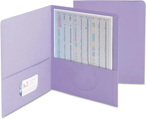 Vista 16 de Smead 87850 - Carpeta de 2 bolsillos con peso pesado, hasta 100 hojas, tamaño carta, colores surtidos, 25 por caja