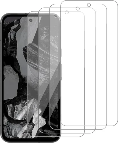 Vista 9 de Paquete de 4 protectores de pantalla de vidrio compatibles con Google Pixel 3 XL [dureza 9H], vidrio templado para pantalla HD, resistente a