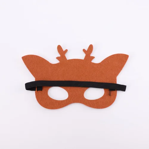 Vista 7 de Máscaras de animales de fieltro, 10 unidades, máscaras de animales de dibujos animados, suministros de fiesta de cosplay, máscaras de Halloween