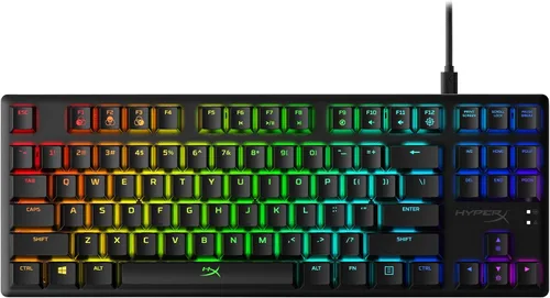 Vista 17 de HyperX Alloy Origins 60 - Teclado mecánico para juegos, factor de forma ultra compacto del 60 %, teclas PBT de doble disparo, retroiluminación LED