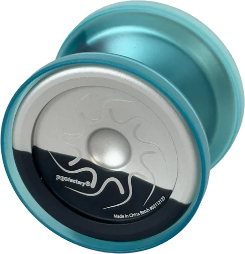 Vista 5 de Nine Dragons YoYo (Aqua Orange Fade con tapas transparentes)