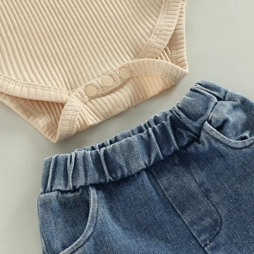 Vista 5 de fhutpw Ropa para bebé recién nacida, conjunto de 3 piezas para otoño e invierno
