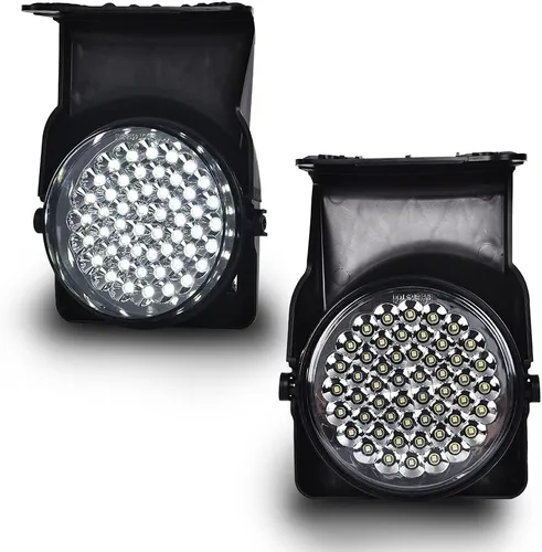 Vista 19 de PIT66 Juego de montaje de luces antiniebla (2 unidades) compatible con 2002 2003 2004 2005 2006 Avalanche Pickup Truck Accesorios de lámpara