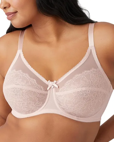 Vista 33 de Wacoal Brasier con aros retro chic para mujer, 855186 Albaricoque (Apricot Blush)