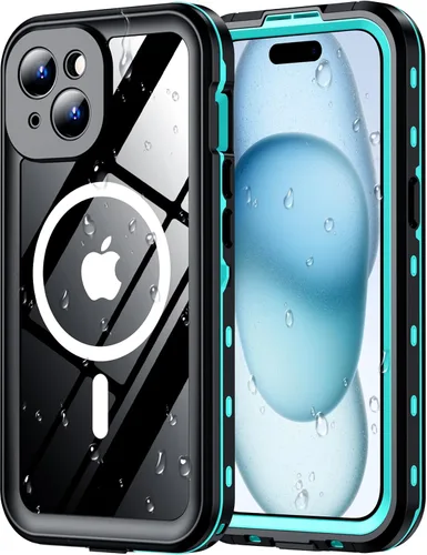 Vista 19 de Red2Fire Funda impermeable para iPhone 16, protector de pantalla integrado y protector de cámara, compatible con MagSafe, cuerpo completo a prueba