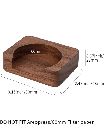 Vista 2 de watchget Soporte de filtro de papel espresso, contenedor de almacenamiento de filtro de café, dispensador de filtro de café compatible con filtros