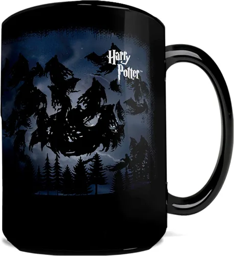 Vista 6 de Harry Potter Expecto Patronum Spell - Taza de cerámica sensible al calor, 16 onzas