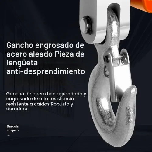 Vista 5 de Báscula de peso colgante de 1100 libras, industrial, resistente, con sensor preciso digital, profesional para granja, caza, peso de tiro de arco