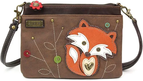 Vista 79 de CHALA Mini bandolera/bolso con correa convertible elegante, compacto, versátil
