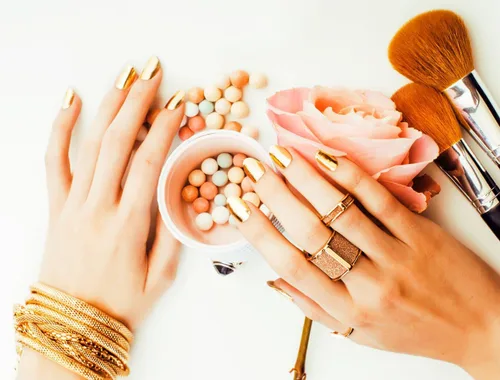 Vista 5 de Paxcoo 300 hojas de oro para resina, hojuelas metálicas de lámina dorada para la fabricación de joyas de resina, arte de uñas, slime y manualidades
