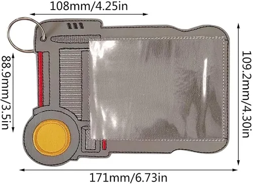 Vista 7 de Lindo protector de tarjeta de vacuna, 2 unidades, impermeable, cubierta protectora de tarjeta de vinilo de dibujos animados, funda de cuero