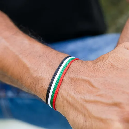 Vista 29 de World Cup Countries Soccer Flag Cord Bracelet for Men or Women - Country flag Pulsera bandera Pais Copa Mundial Futbol Hombre Mujer - Sports String