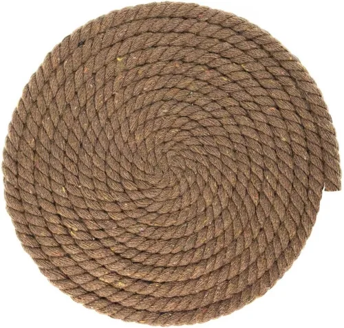 Vista 88 de West Coast Paracord - Cuerda de algodón natural trenzada de 3 hebras, 1/4, 1/2, 5/8, 3/4, y 1 pulgada de diámetro, 10, 25, 50, 100 pies Backwoods