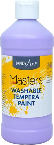 Vista 62 de Handy Art Little Masters - Pintura lavable, 16 onzas, color negro Bright & Mixable, High Opacity, Washable Colors for Classroom, Students, Kids
