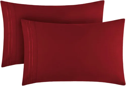 Vista 47 de Mellanni Fundas de almohada de lujo, extrasuaves, refrescantes, fundas de almohada de 12 piezas de la colección icónica, cierre de sobre