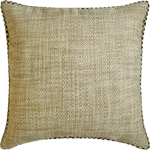 Vista 28 de The HomeCentric Fundas de almohada decorativas beige de 12 x 12 pulgadas (11.8 x 11.8 in), encaje de yute y almohadas marroquíes para sofá