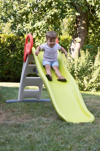 Vista 5 de Smoby - Funny Slide - 6.6 ft Slide - Juego al aire libre para niños - a partir de 2 años - 820404