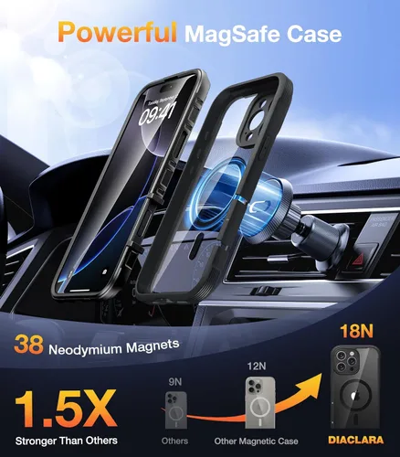 Vista 241 de DIACLARA - Funda transparente compatible con iPhone XR 6.1 pulgadas 2018