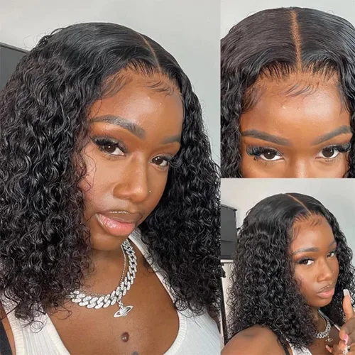 Vista 15 de Highlight Pelucas de Encaje Frontal 13x6 Cabello Humano Rubio Miel Ombré Ondas Profundas Pelucas de Encaje Frontal Cabello Humano para Mujeres