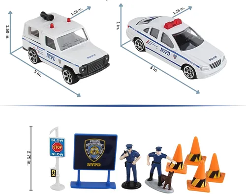 Vista 2 de Daron Paquete de regalo NYPD, 10 piezas, pulgadas
