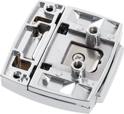 Vista 4 de TCMT Paquete de 11 cierres cromados para maletero de maquinilla de afeitar cortada King con llaves para Harley Pack Trunk Electra Glide Road King