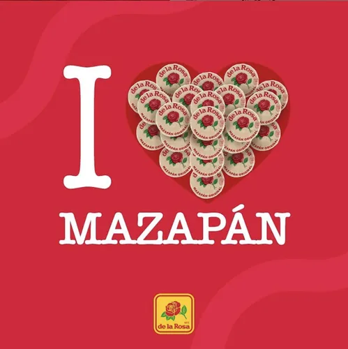 Vista 2 de De la Rosa Mazapan, mazapán de la rosa, caramelo de maní original mexicano, paquete regular de 30