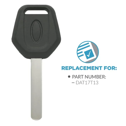 Vista 3 de Keyless2Go Reemplazo para la nueva llave sin cortar DAT17T13 del coche del microprocesador de la ignición 4D62 del transpondedor