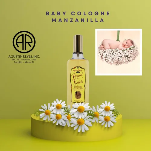 Vista 3 de Royal Violets Colonia para bebés con Manzanilla, Agua de Colonia para refrescar a tu Bebé, Esencia Delicada para toda la Familia, Perfume de Bebé