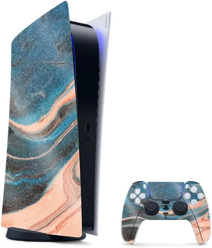 Vista 69 de MightySkins - Skin para juegos con purpurina brillante para PS5 y PlayStation 5, ágata amatista, acabado duradero con purpurina de alto brillo