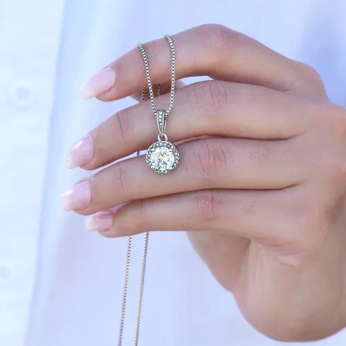 Vista 7 de Regalo Para Esposa Mi Alma Gemela Regalo Para Mujer Joya Collar Mensaje Personalizado Para Madre Joyería Para Mamá Regalo Aniversario De Matrimonio