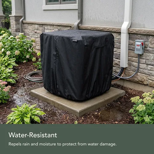 Vista 7 de Covermates - Funda para aire acondicionado, protección exterior, resistente al agua y a la intemperie