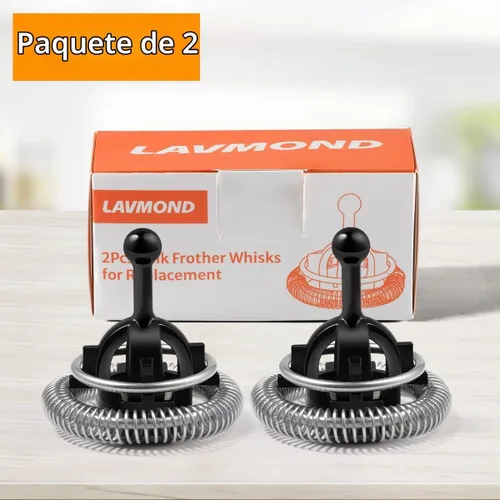 Vista 6 de Batidores compatibles con Nespresso Aeroccino 3/4/Plus de repuesto para espumador de leche, paquete de 2