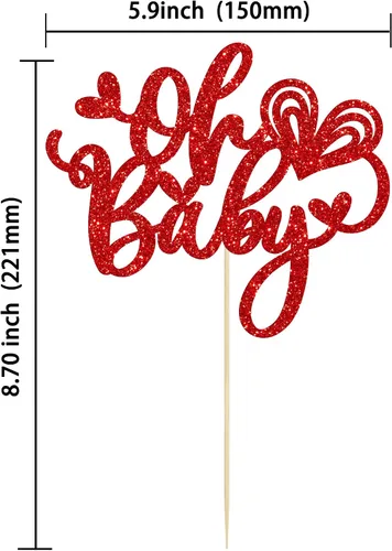 Vista 94 de Ephlyn 24 adornos para cupcakes con purpurina para el día de San Valentín, dulce amor, corazón, día de San Valentín, decoración para cupcakes