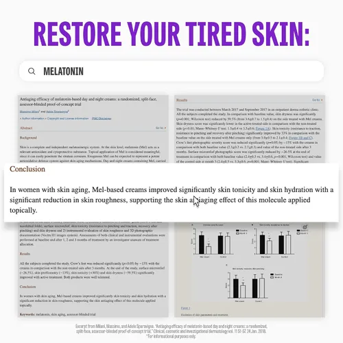 Vista 4 de MAXCLINIC Time Return - Tónico de crema de melatonina Tónico facial hidratante para pieles sensibles Tónico aclarante y calmante para la cara