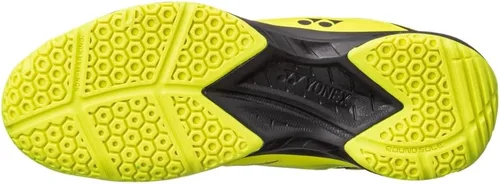 Vista 4 de YONEX Power Cushion 37 - Zapato de cancha interior (amarillo brillante) (10.5), Amarillo claro