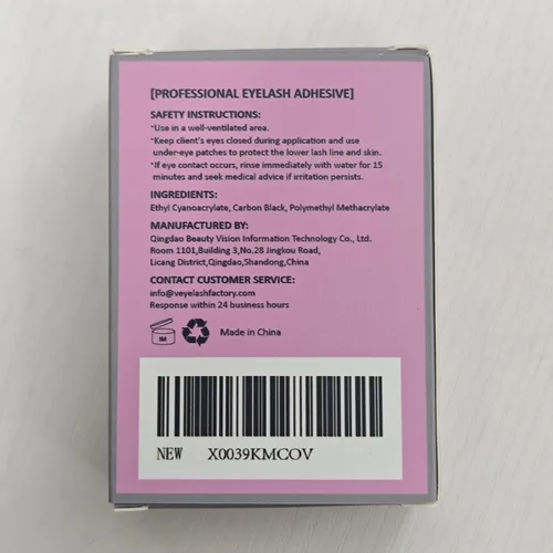 Vista 9 de Veyes Inc - Pegamento para extensión de pestañas - Pegamento profesional extrafuerte 5ml Tiempo de secado de 1 segundo Permanencia de 8 semanas