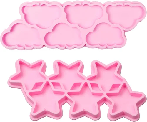 Vista 9 de Molde de silicona con diseño de piruletas de chocolate en forma de nube para decoración de tartas, decoración de cupcakes, pasta de goma de mascar